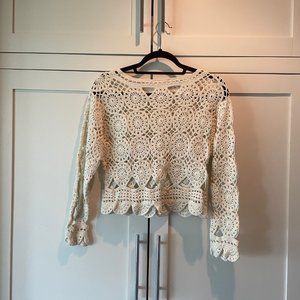 Vintage Crochet Crop Top